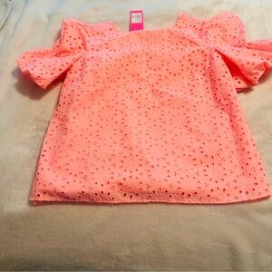 Lilly Pulitzer Coral Shaila Top